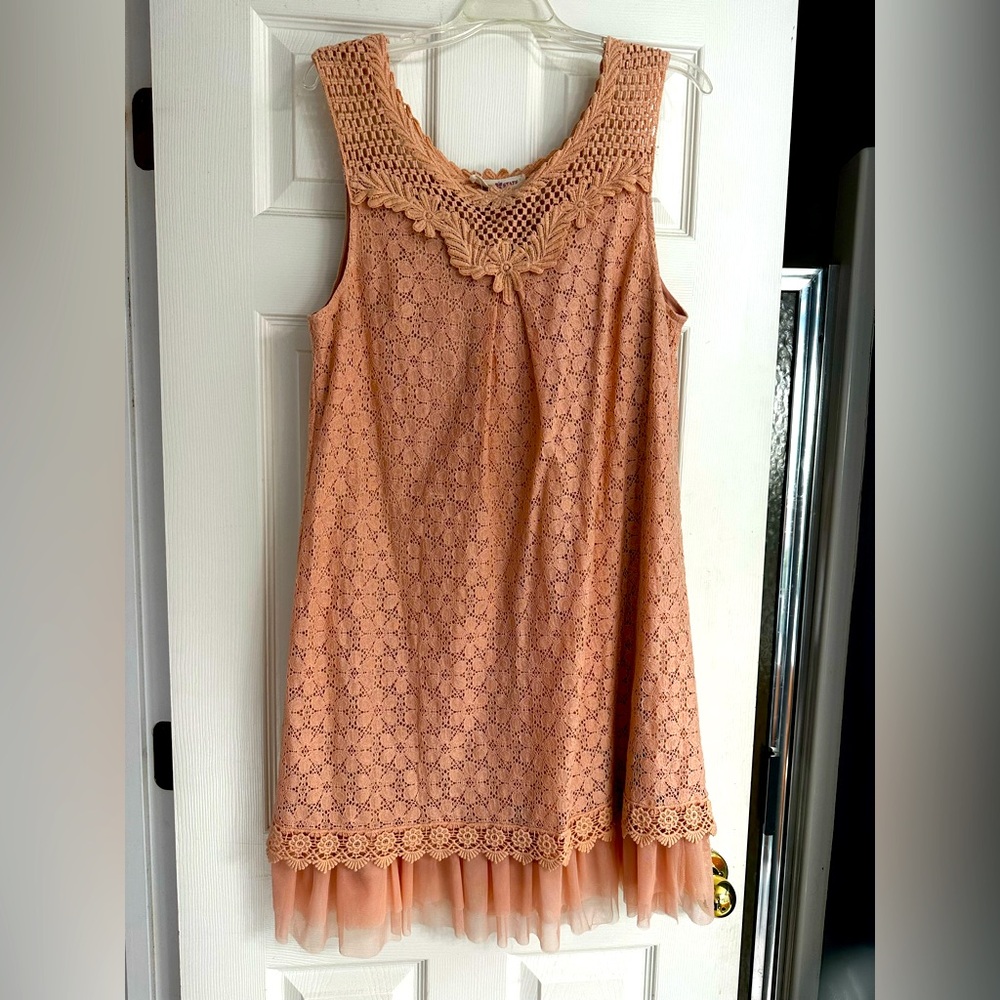 Altar’d State peach colored dress